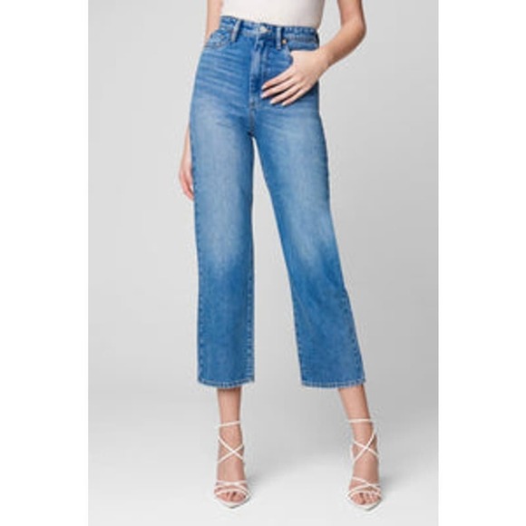 BLANKNYC The Baxter On Ocean Time Ribcage Straight Leg Jeans In Blue Size 26 NWT - Picture 2 of 11